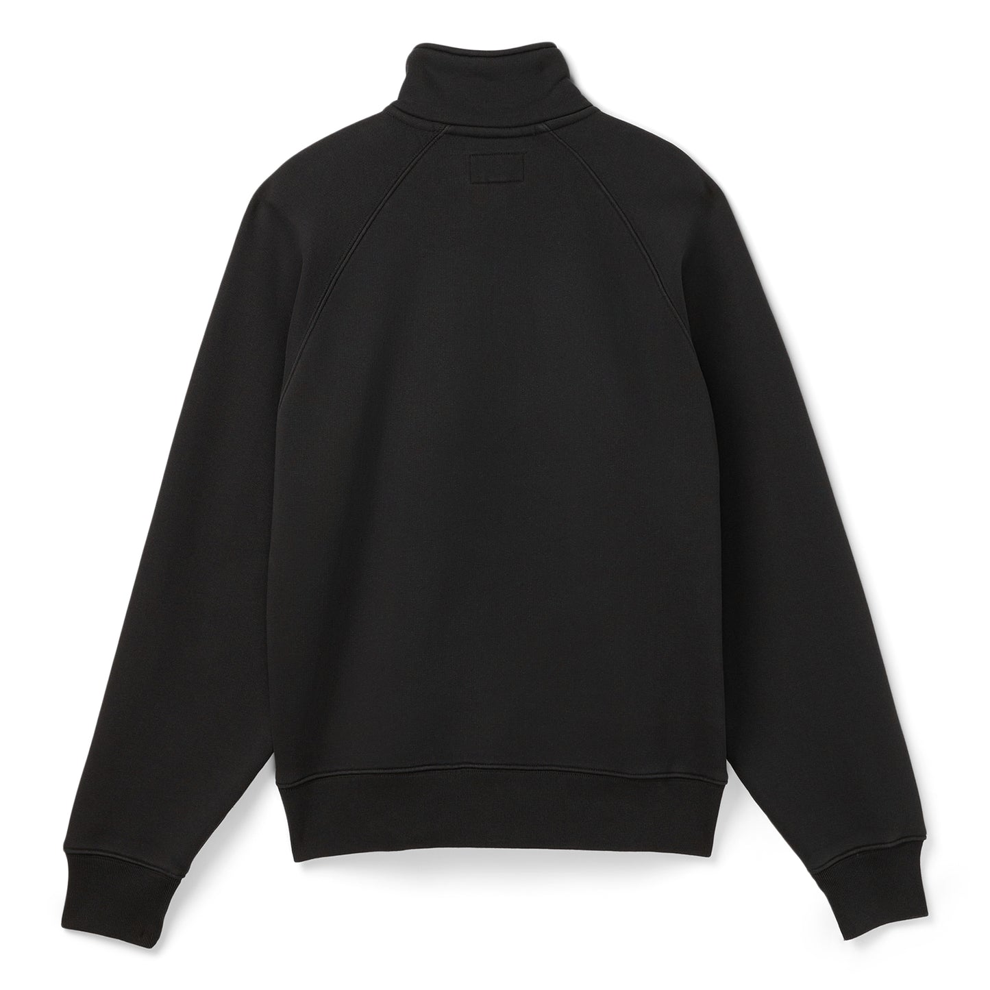 Stussy Fleece Relaxed Half Zip (Washed Black)