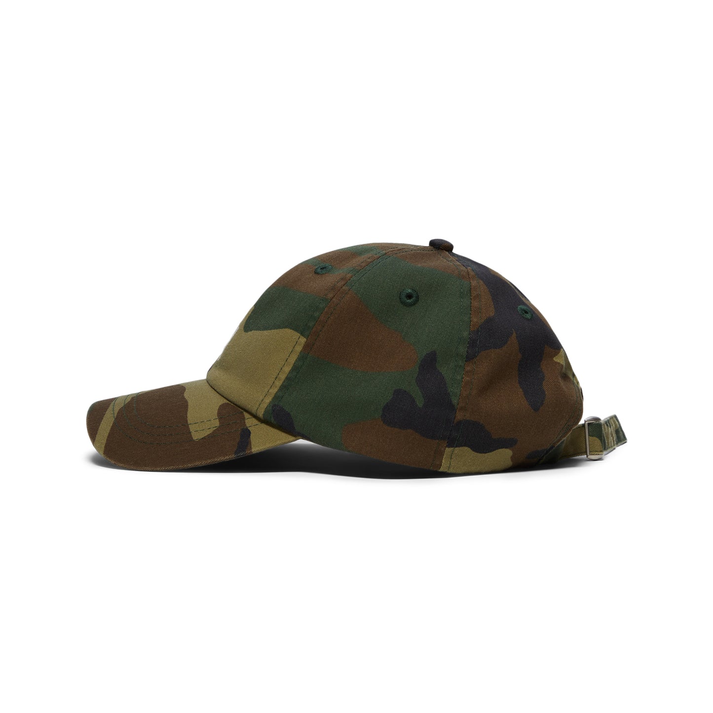 Stussy Basic Washed Low Pro Cap (Woodland Camo)