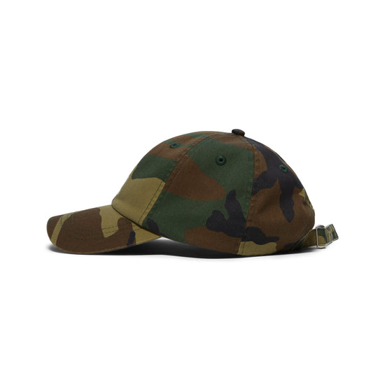 Stussy Basic Washed Low Pro Cap (Woodland Camo)