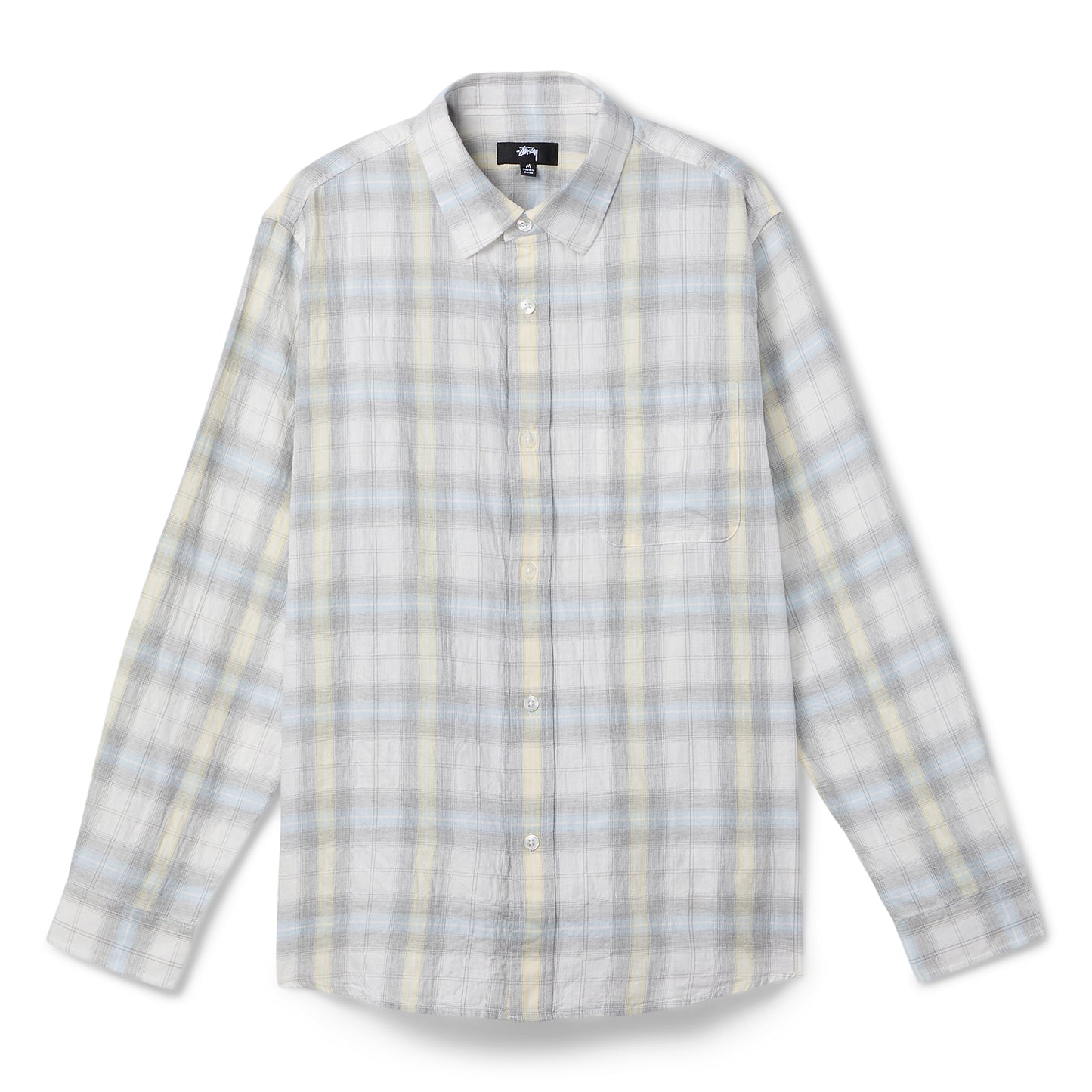 Stussy Beach Plaid Shirt (Off White)