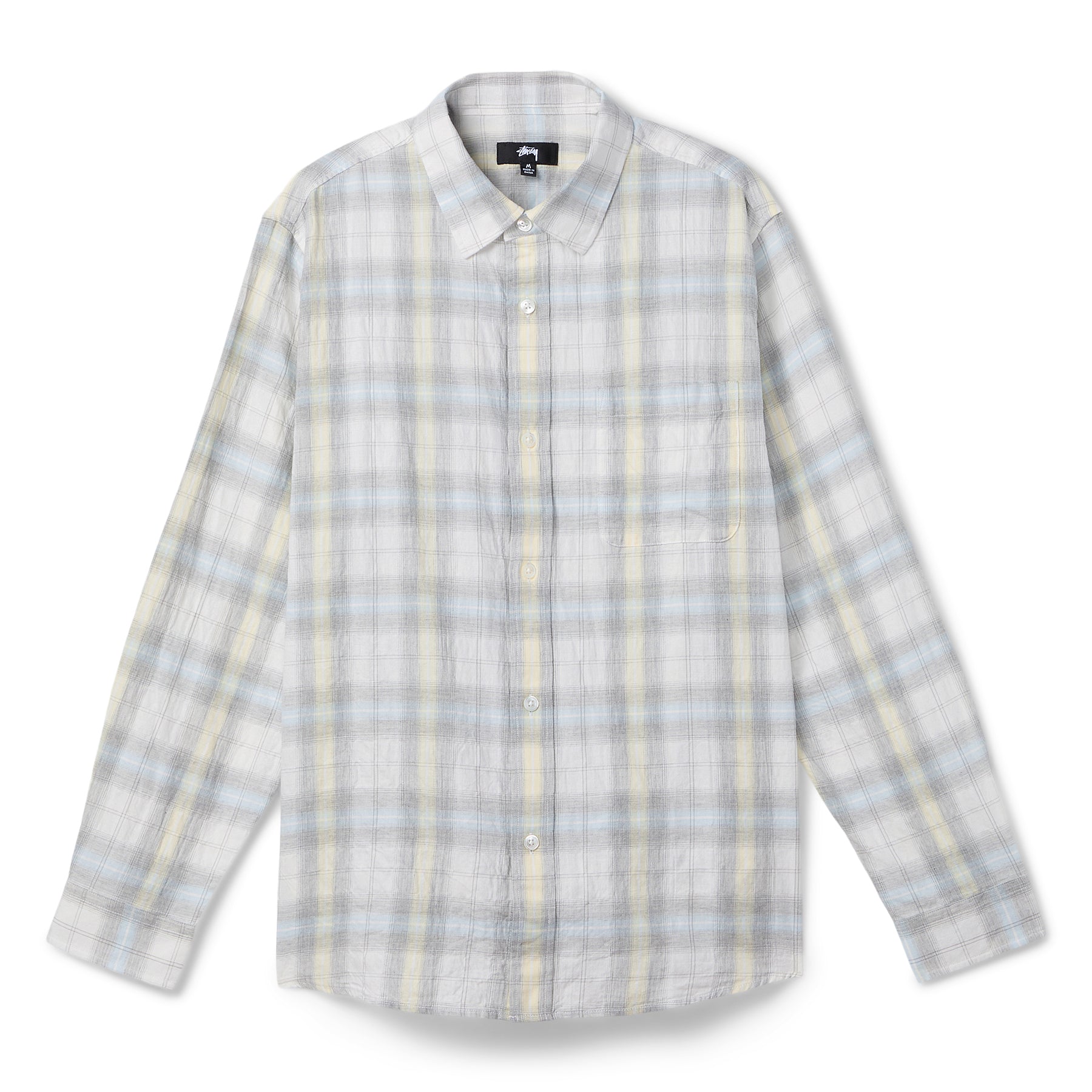 Stussy Beach Plaid Shirt (Off White)