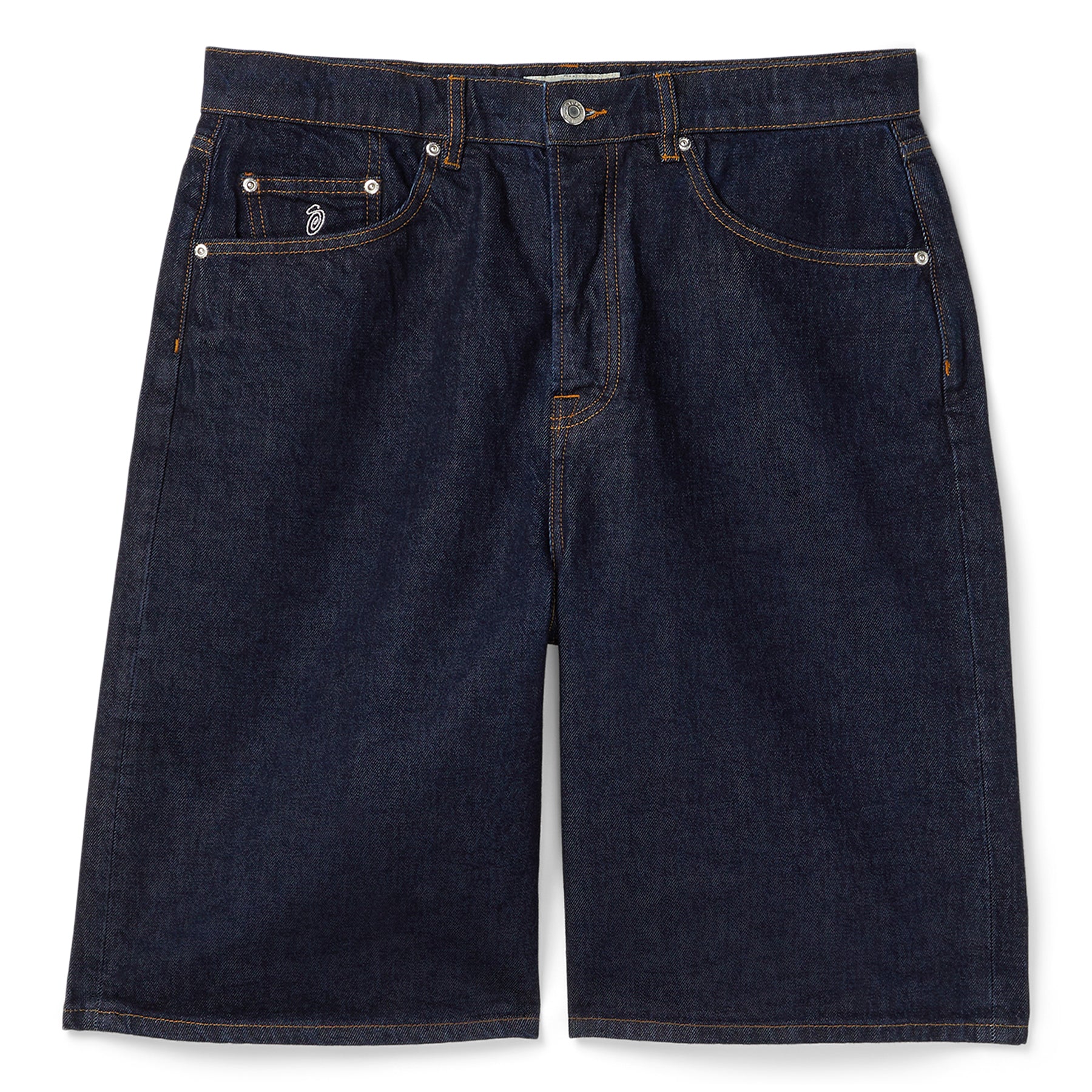 Stussy Big Ol Shorts Denim (Rinsed Indigo)