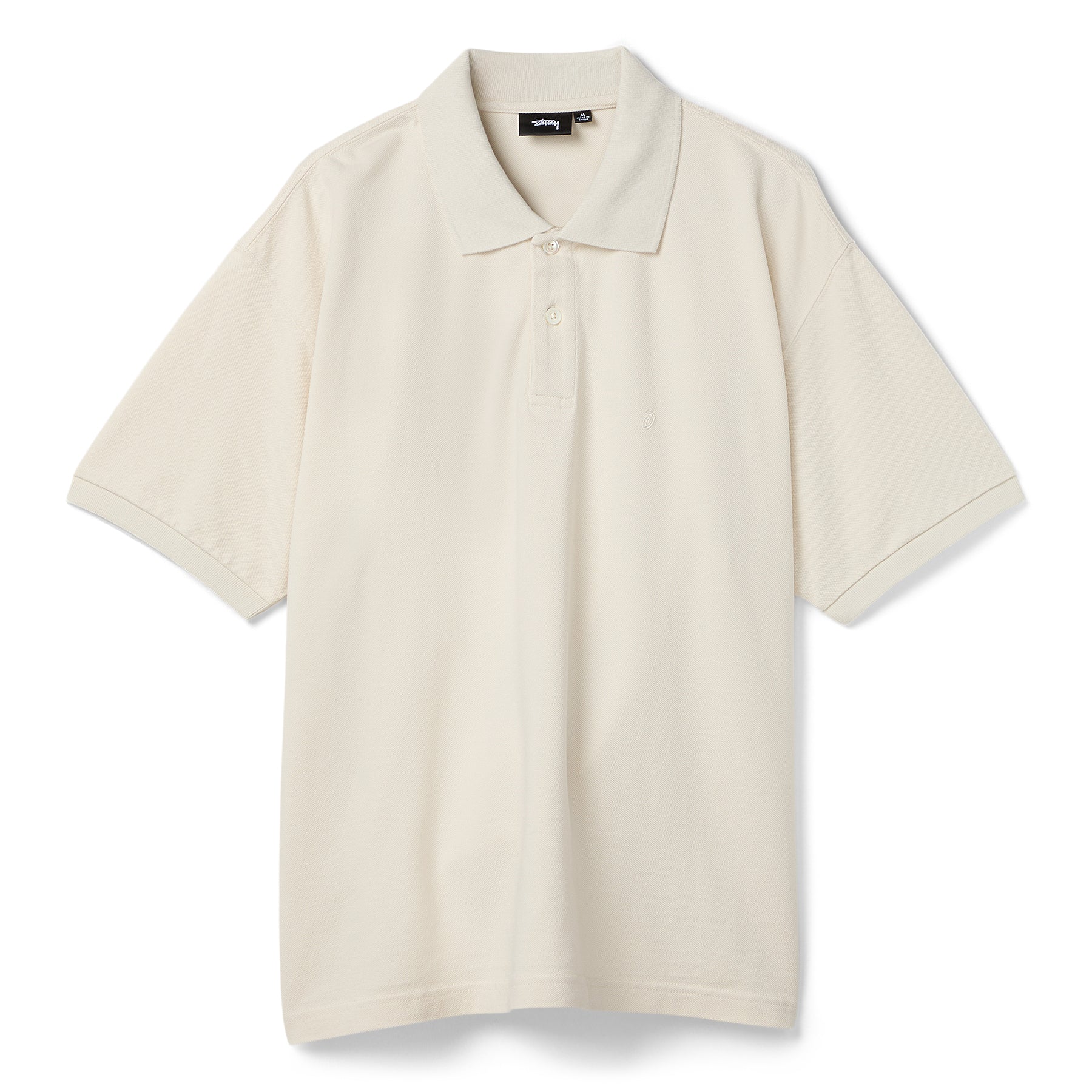 Stussy Classic Pique Polo (Off White)