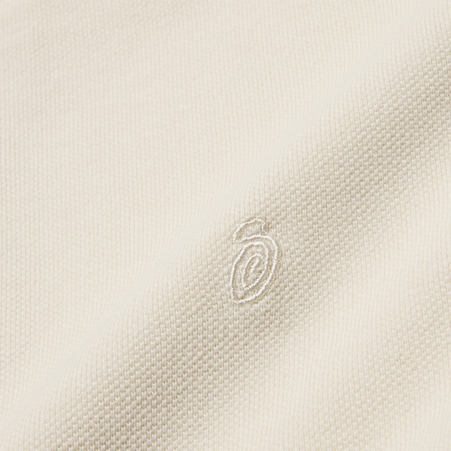 Stussy Classic Pique Polo (Off White)