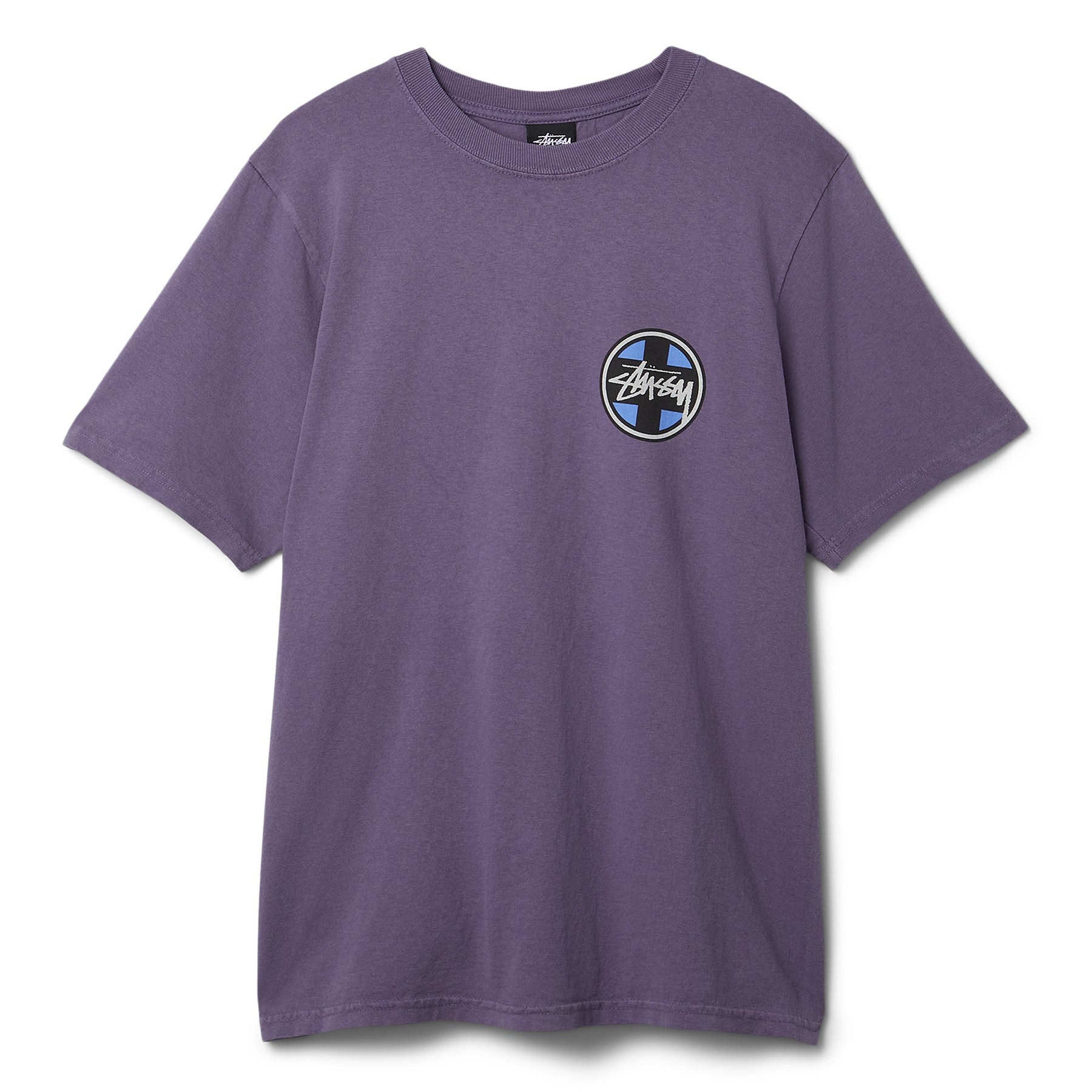 海外最新 Dyed Pigment Dot Cross Stussy Tee CNCPTS – (Grape) トップス