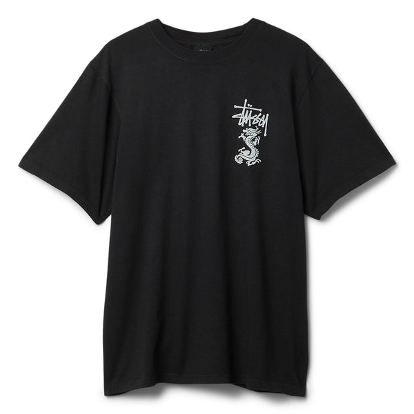 Stussy Double Dragon Pigment Dyed Tee (Black) – CNCPTS