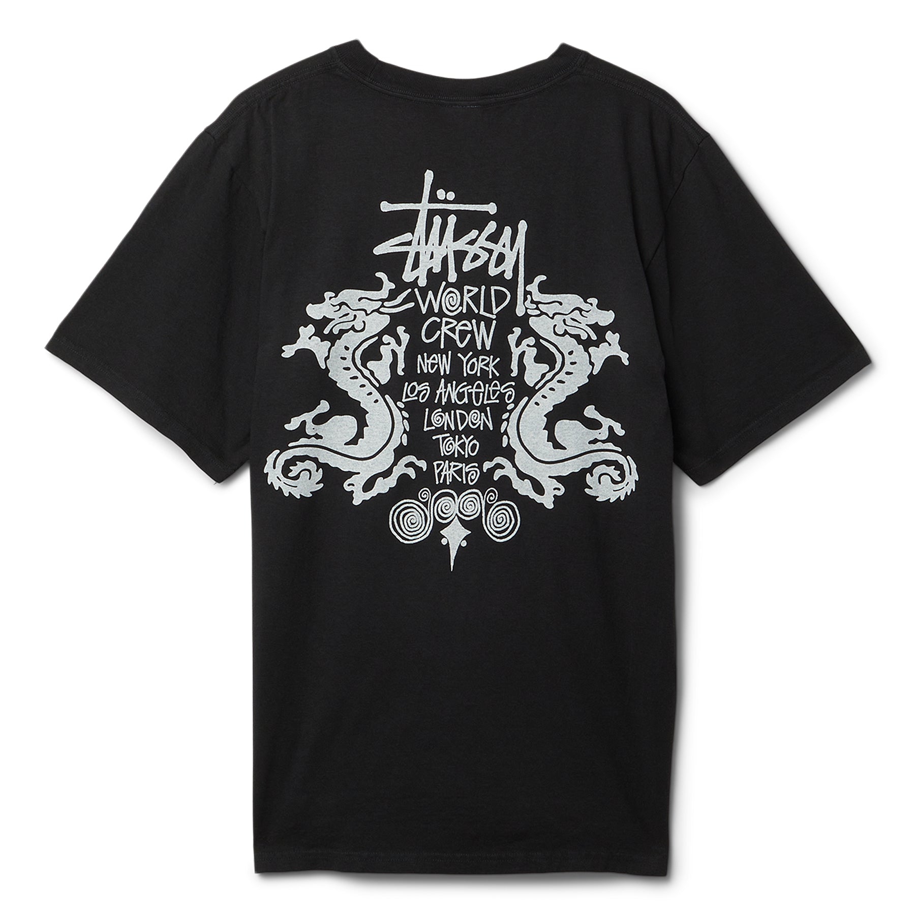Double Dragon Tee Pigment Dyed – Natural | Tees | Stüssy