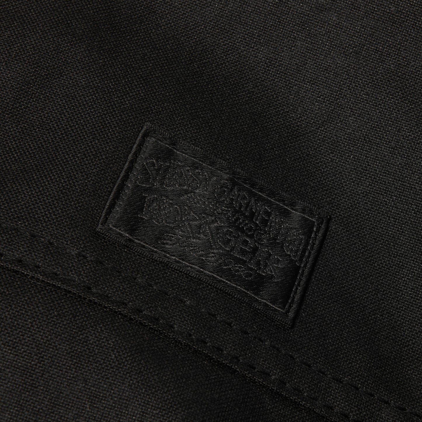Stussy Work Jacket Waxed Cotton (Black)