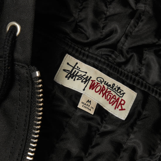 Stussy Work Jacket Waxed Cotton (Black)