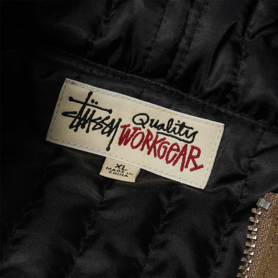 Stussy Work Jacket Waxed Cotton (Khaki)