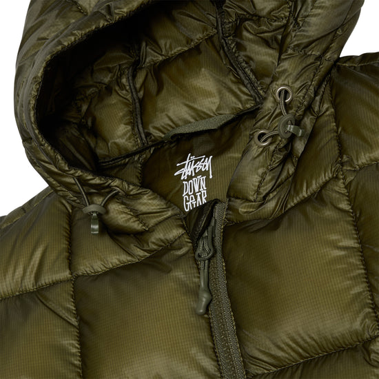 Stussy Midweight Hooded Puffer (Olive)