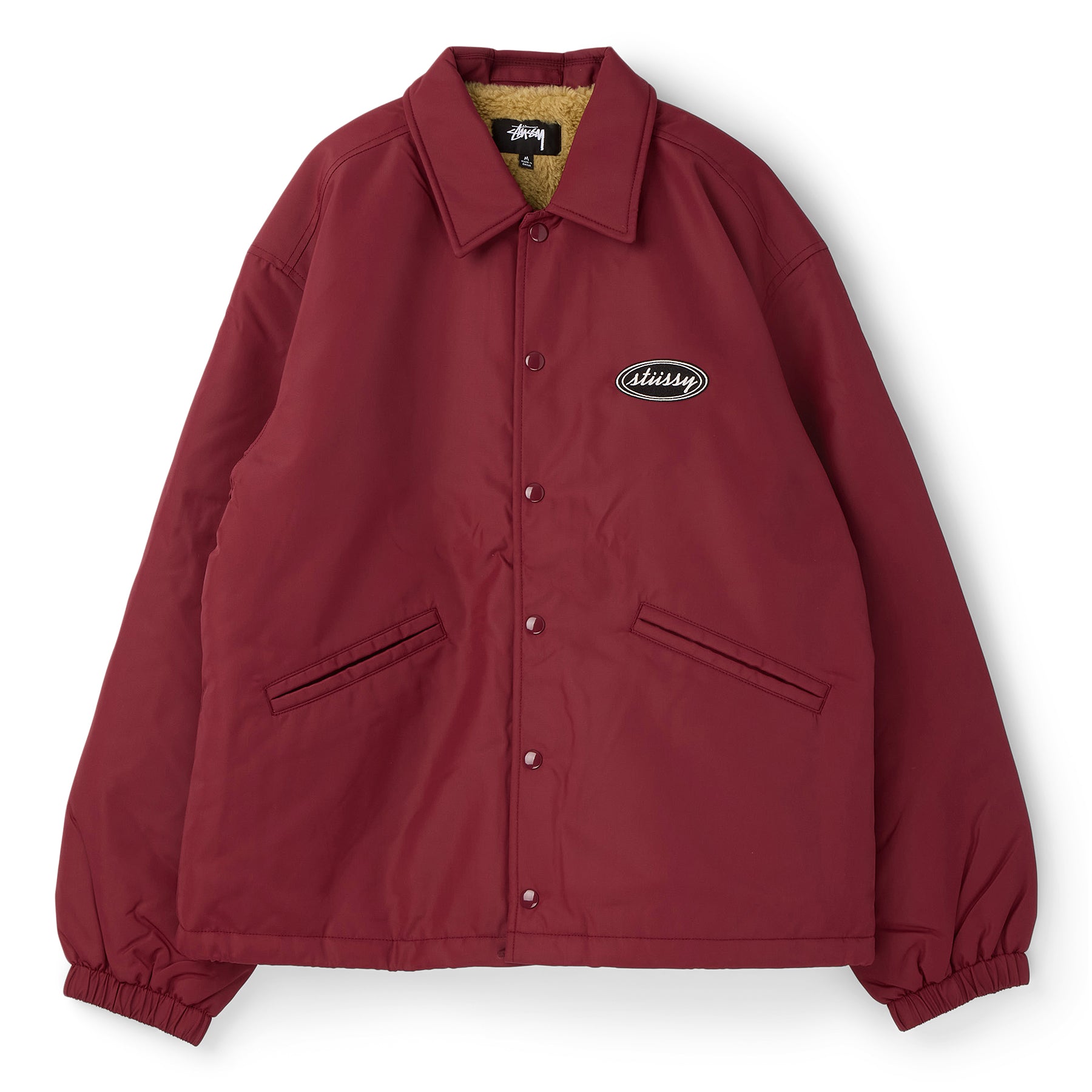 Stussy Coaches Jacket (Burgundy)