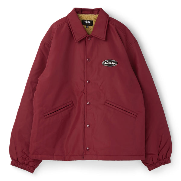Stussy Coaches Jacket (Burgundy) – CNCPTS