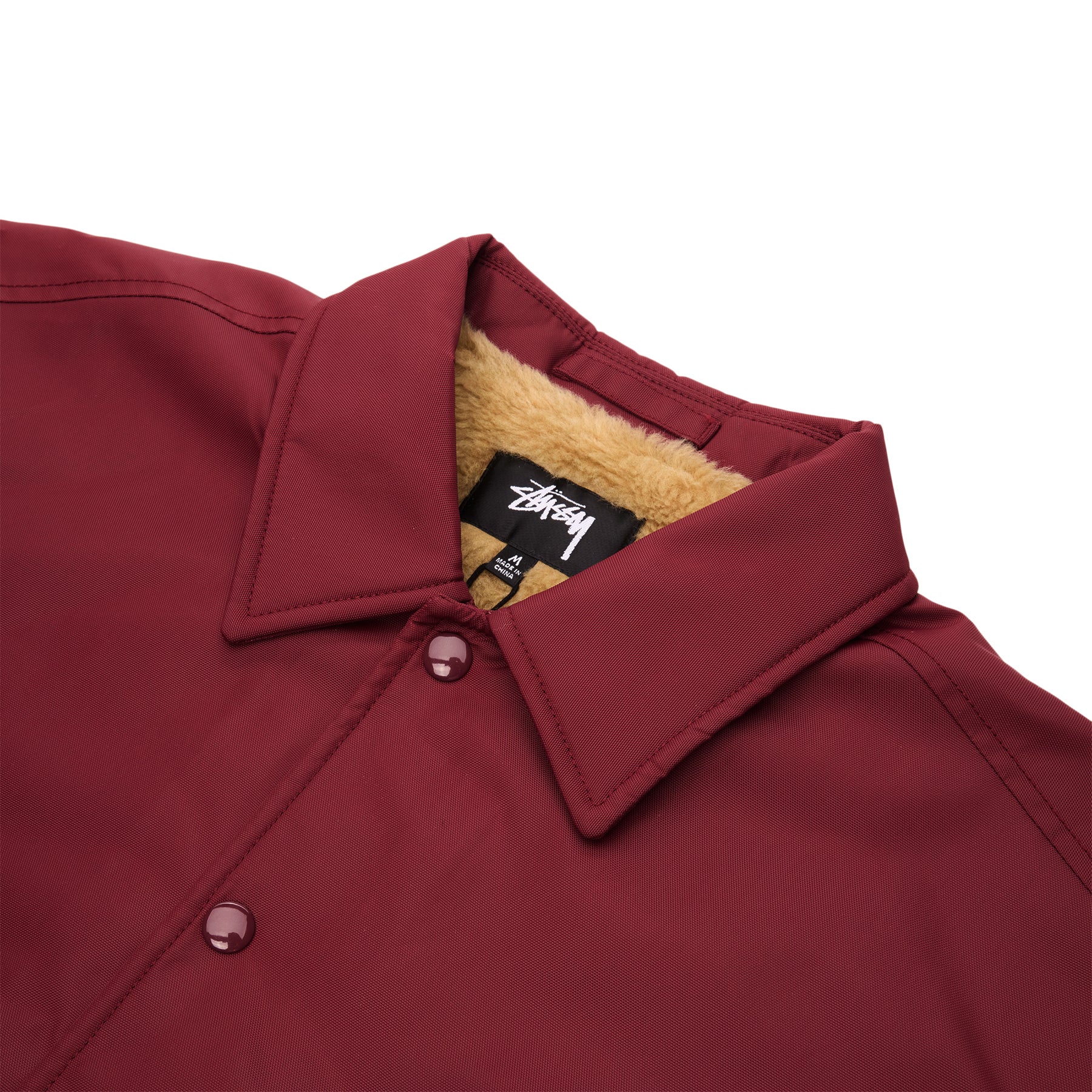 Stussy Coaches Jacket (Burgundy) – CNCPTS