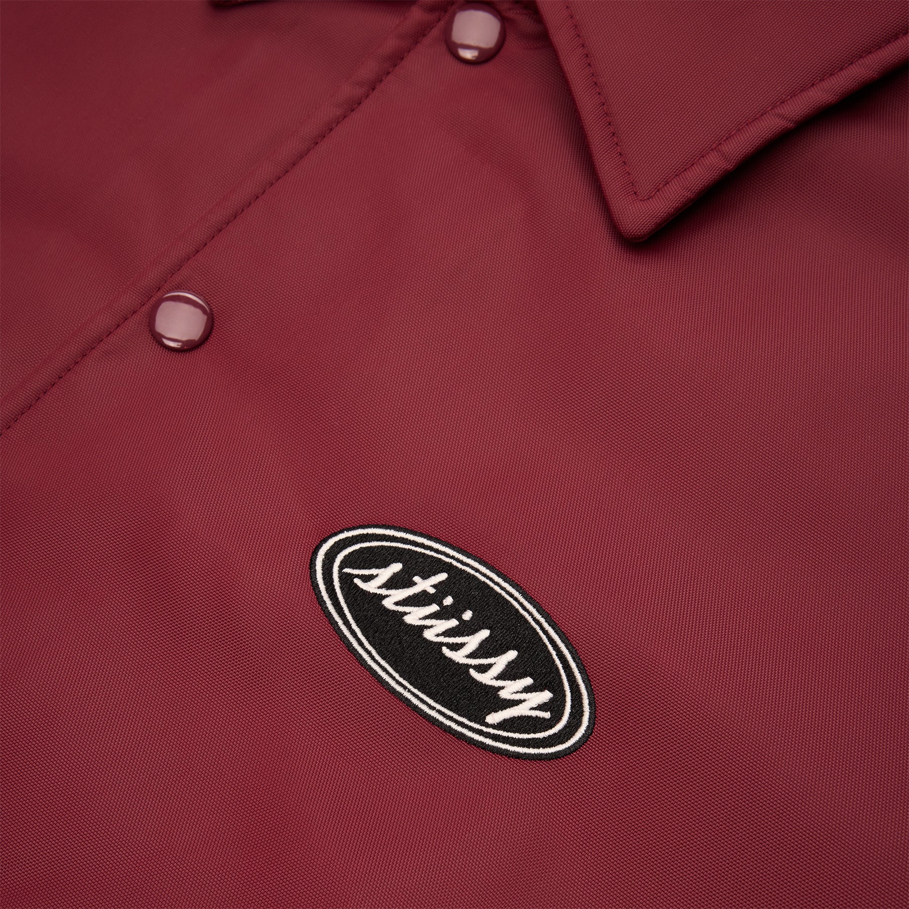 Stussy Coaches Jacket (Burgundy)