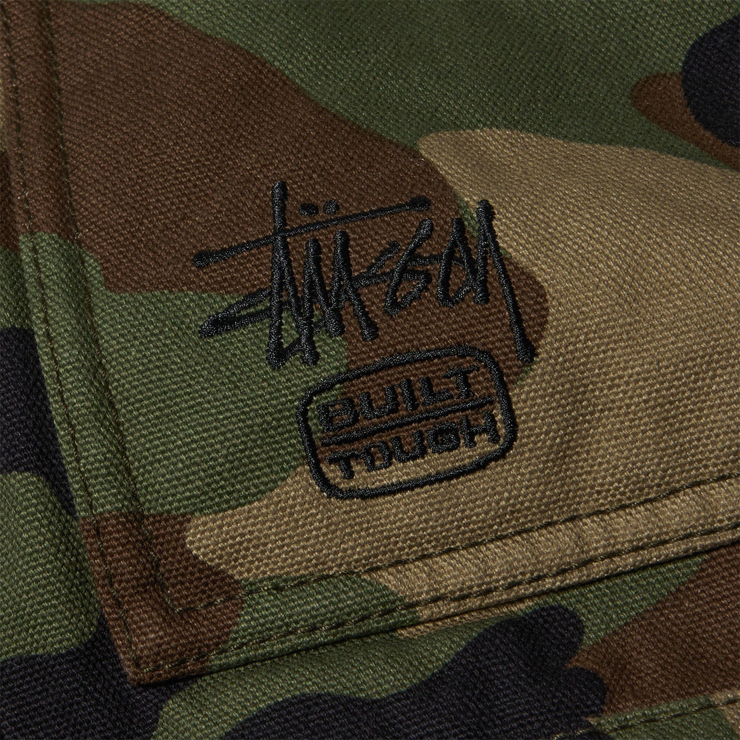 Stussy Utility Workgear Jacket (Woodland Camo)