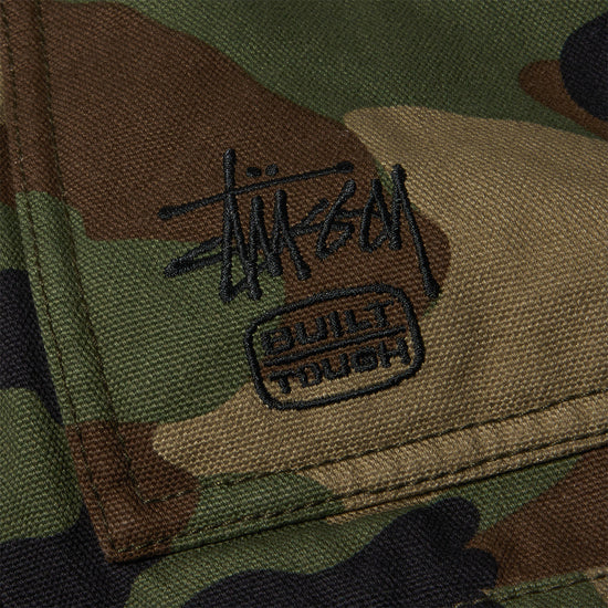 Stussy Utility Workgear Jacket (Woodland Camo)