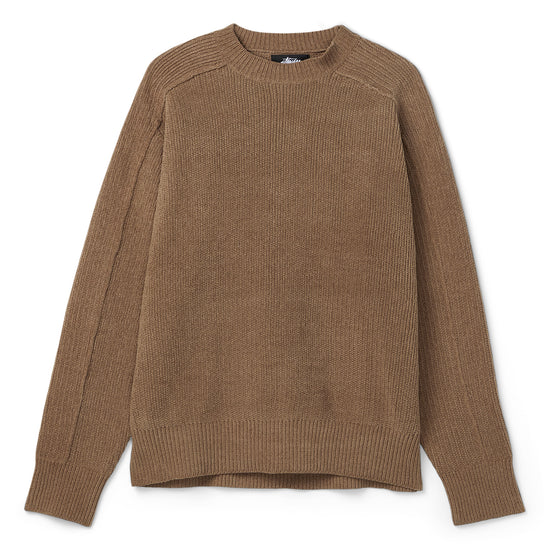 Stussy Exposed Seam Sweater (Brown)