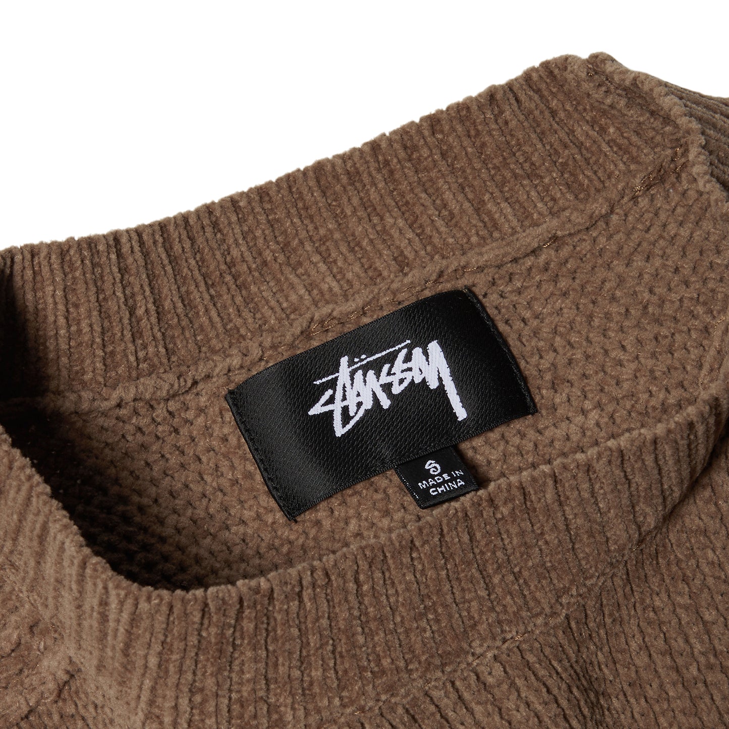 Stussy Exposed Seam Sweater (Brown)
