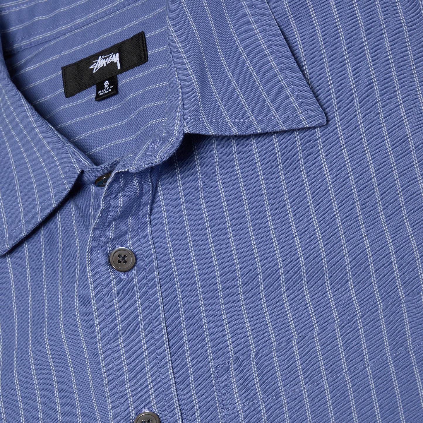 Stussy Oxford Shirt (Blue Stripe)
