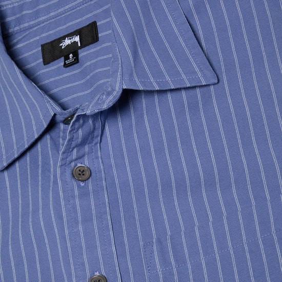 Stussy Oxford Shirt (Blue Stripe)
