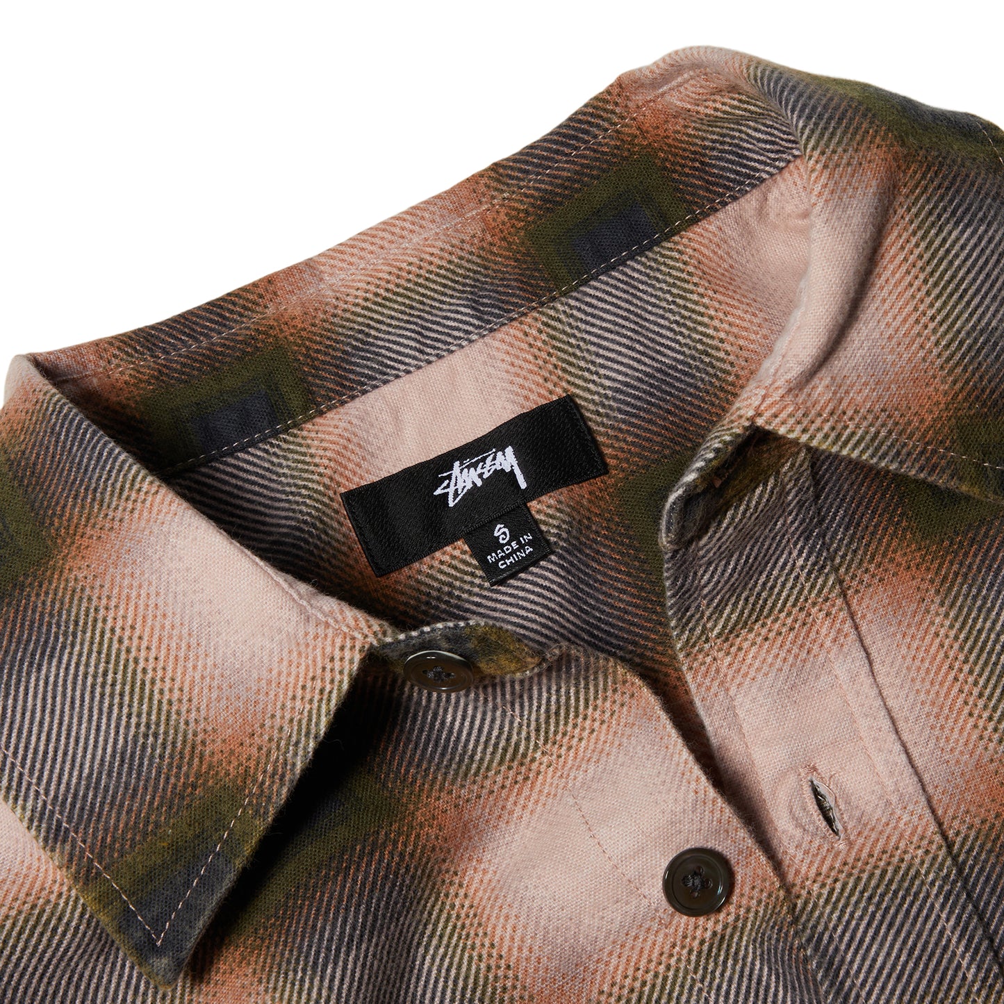 Stussy June Plaid Shirt (Rose)