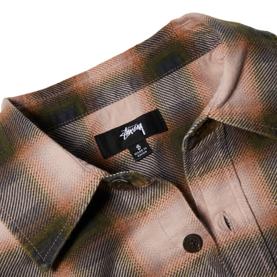 Stussy June Plaid Shirt (Rose)