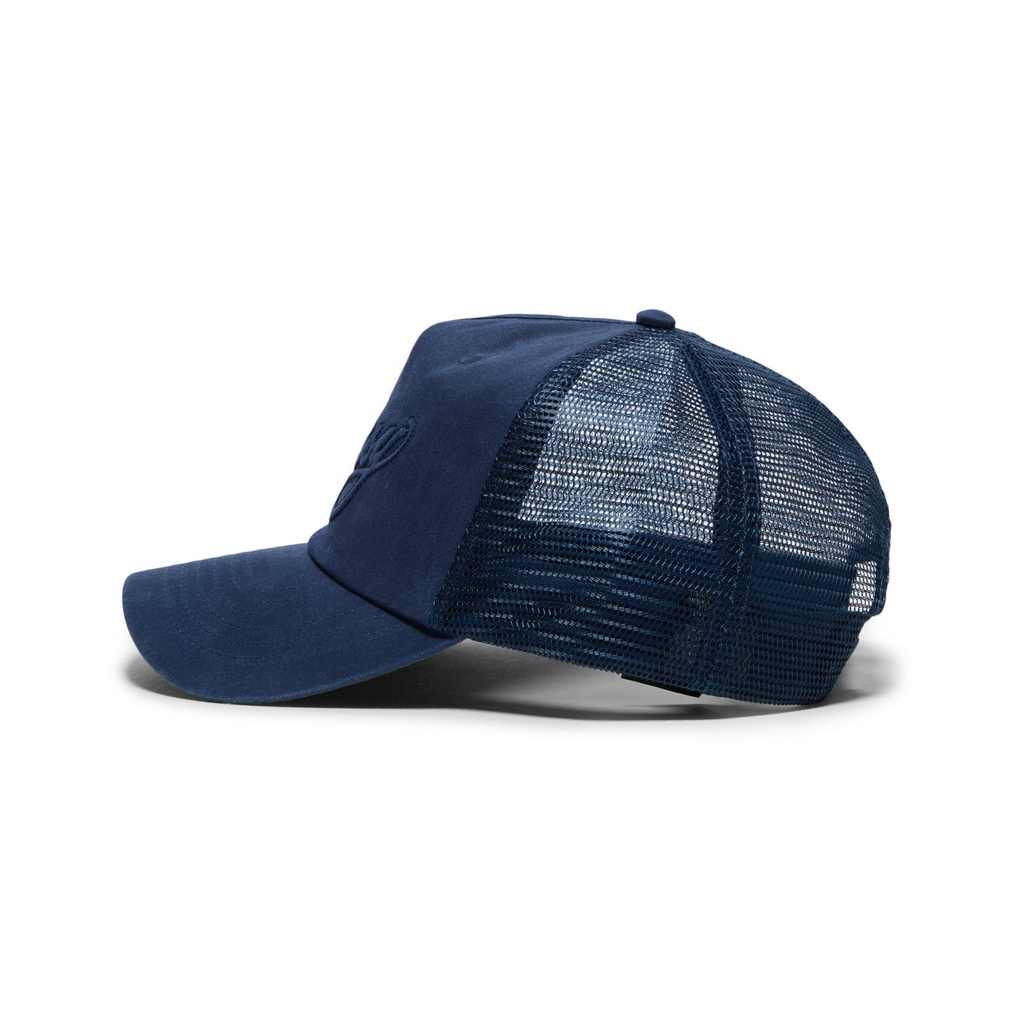 Stussy Waxed Cursive Stitch Snapback Trucker (Navy)