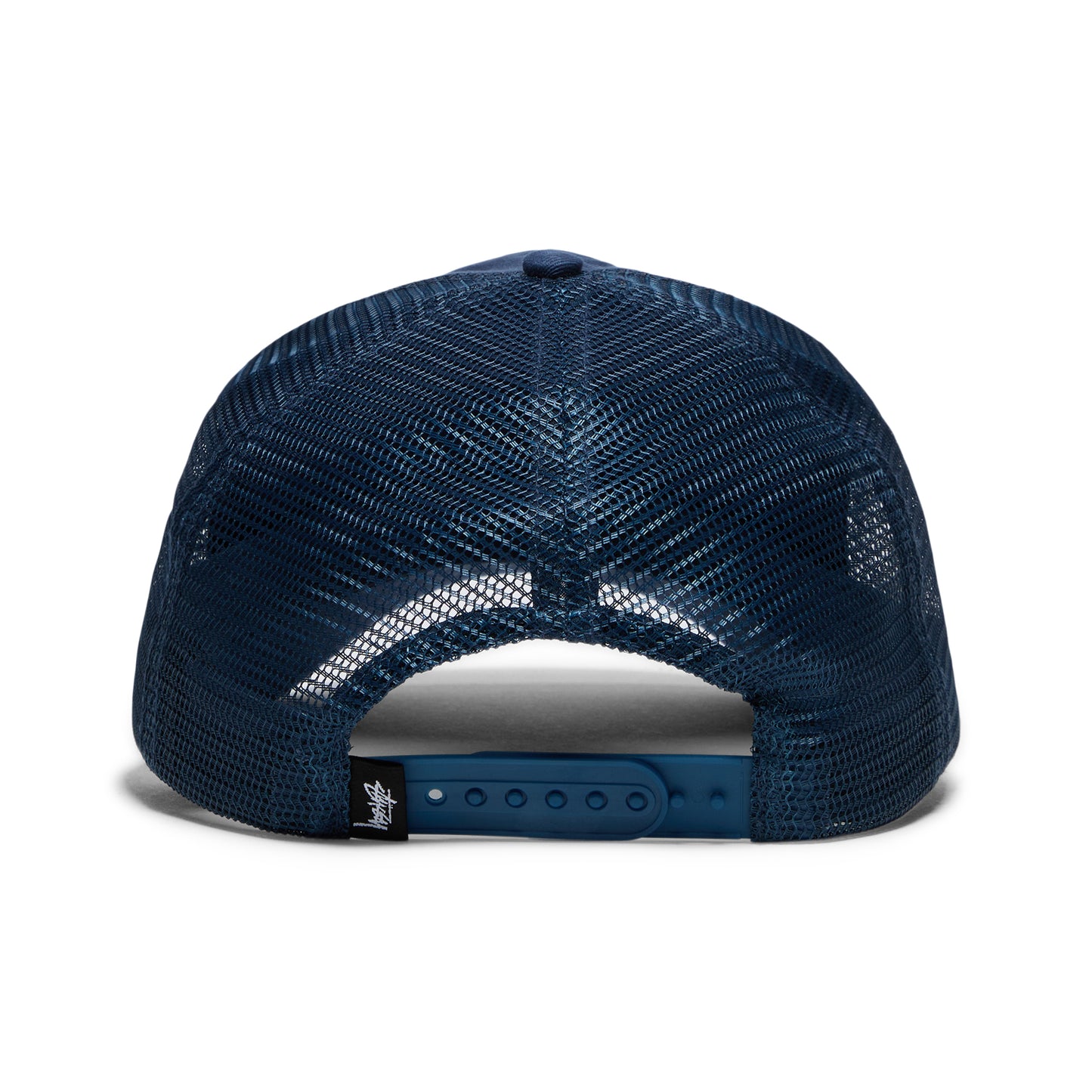Stussy Waxed Cursive Stitch Snapback Trucker (Navy)