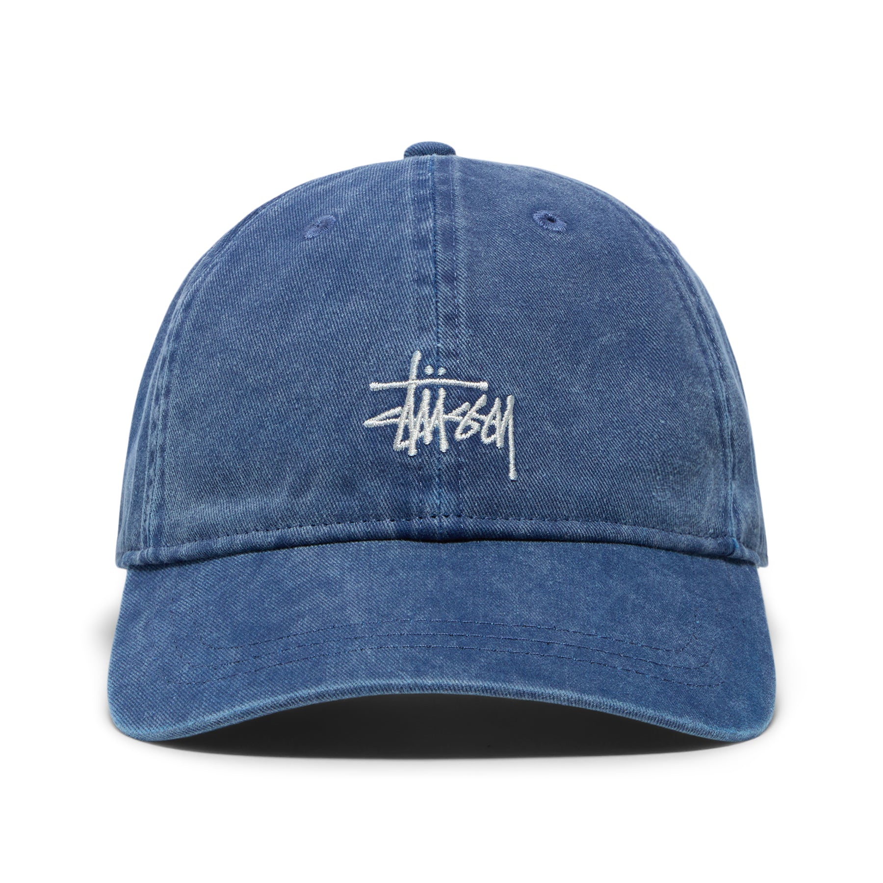 Stussy Basic Washed Low Pro Cap (Faded Navy)