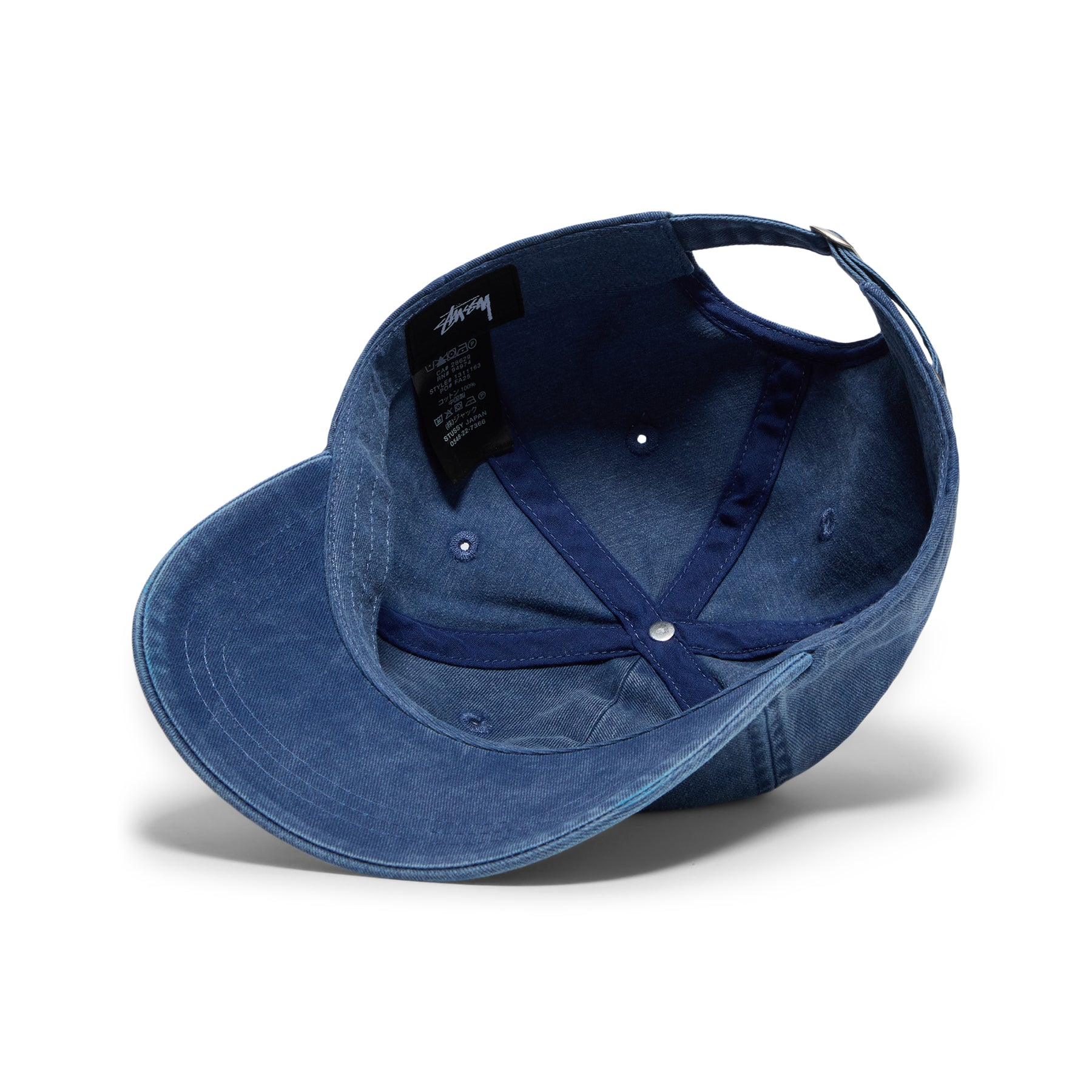 Stussy Basic Washed Low Pro Cap (Faded Navy)