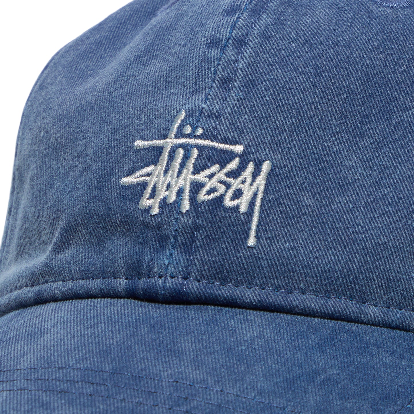 Stussy Basic Washed Low Pro Cap (Faded Navy)