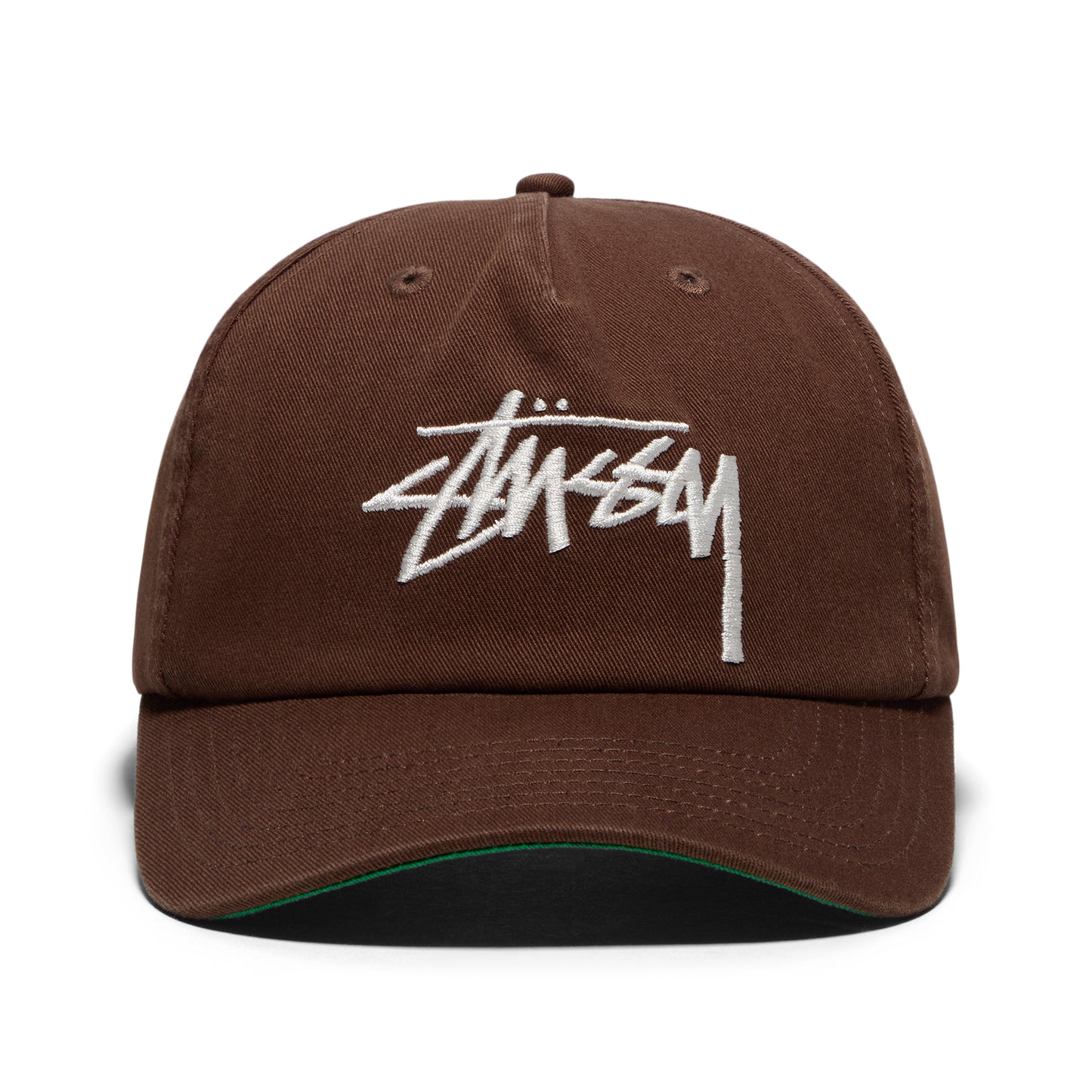 Stussy Big Stock Mid Depth Cap (Chocolate)