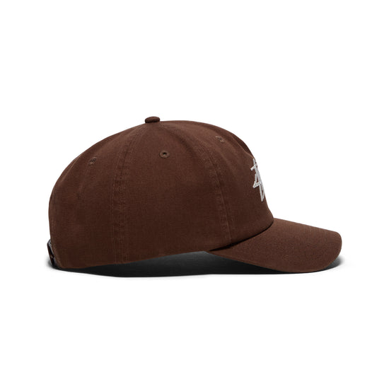 Stussy Big Stock Mid Depth Cap (Chocolate)