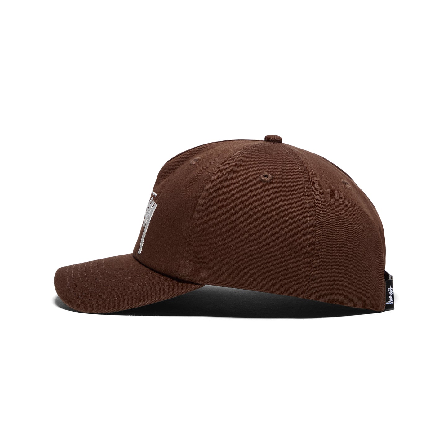 Stussy Big Stock Mid Depth Cap (Chocolate)