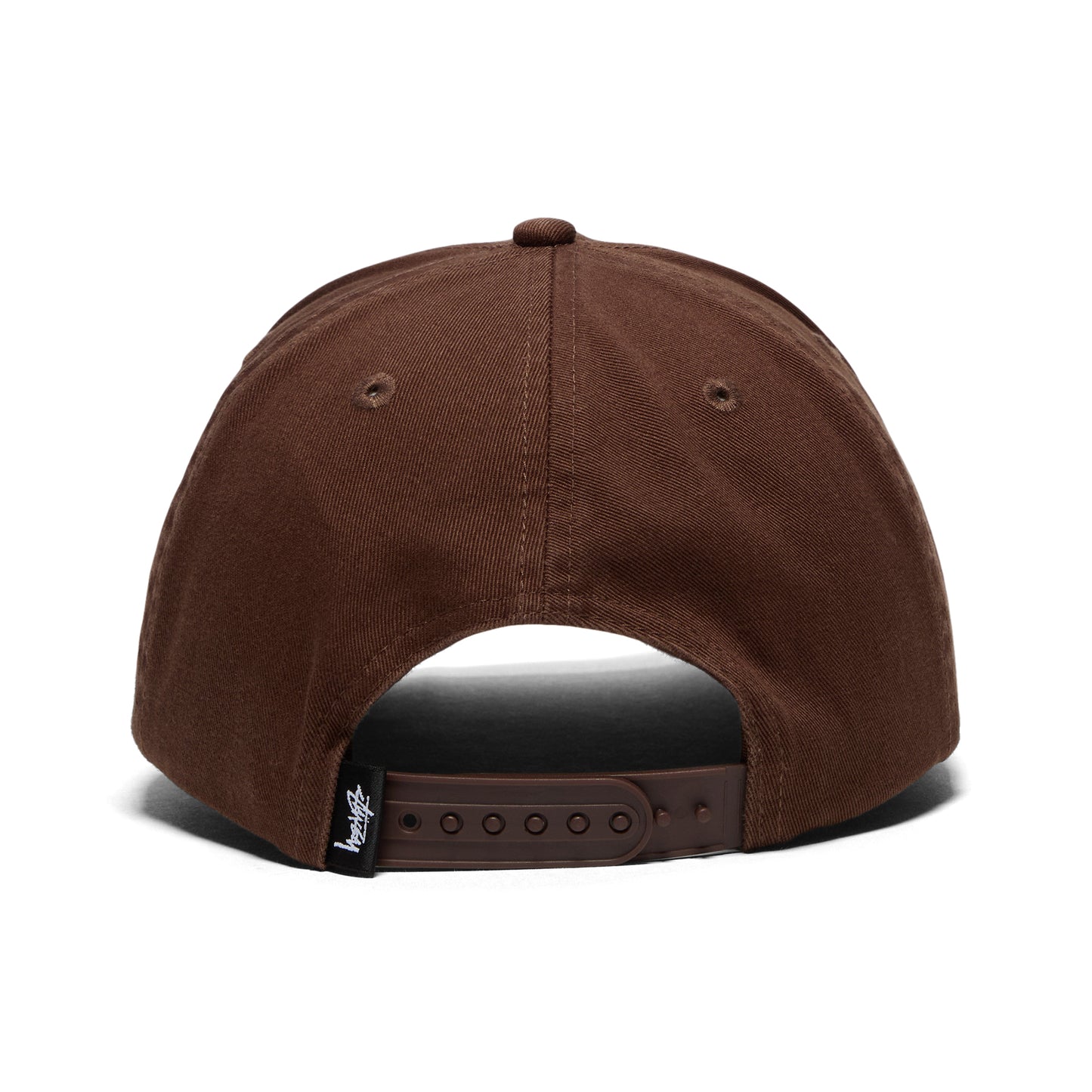 Stussy Big Stock Mid Depth Cap (Chocolate)