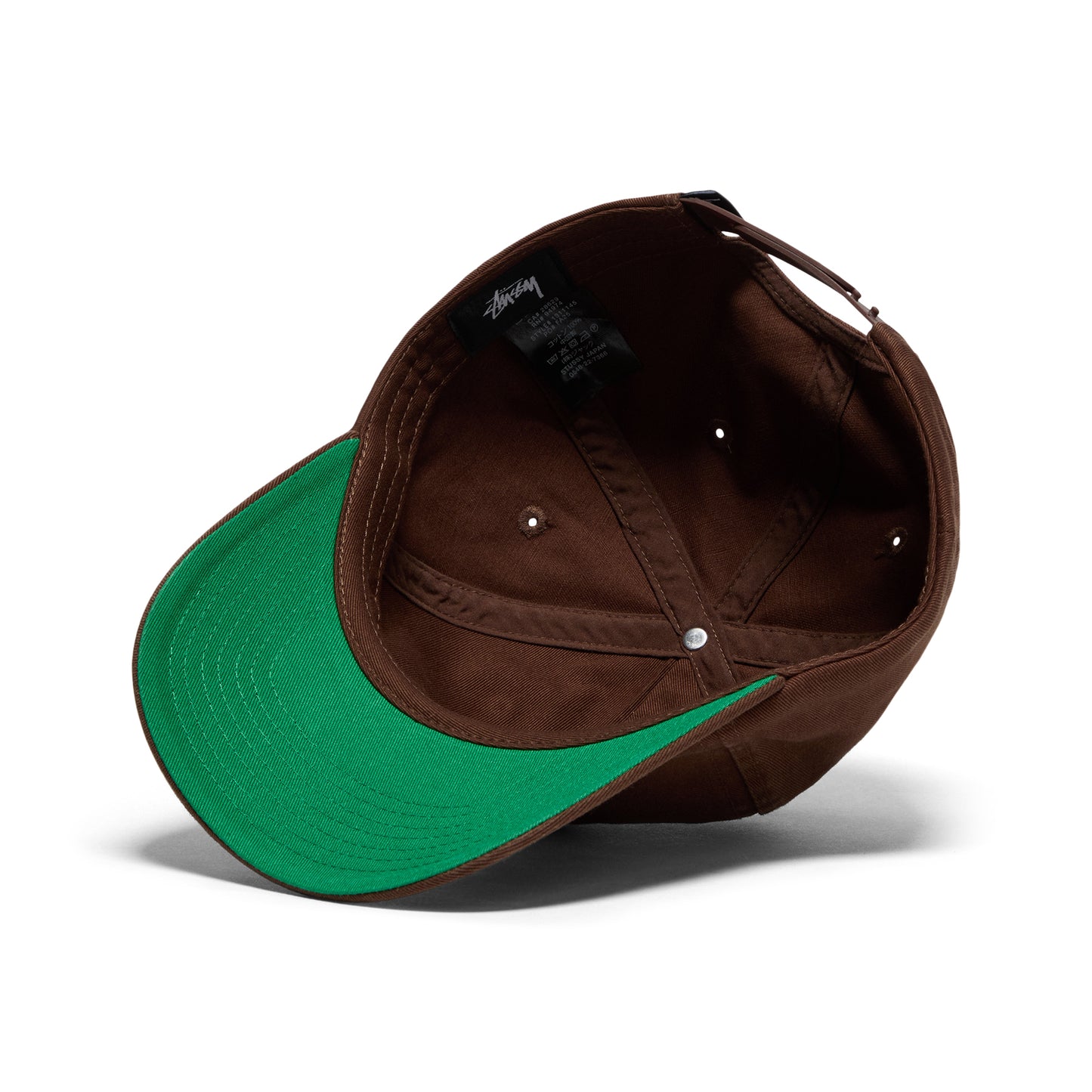 Stussy Big Stock Mid Depth Cap (Chocolate)