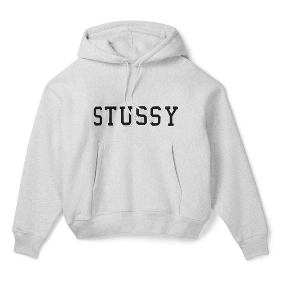 Stussy Applique Hoodie (Ash Heather)