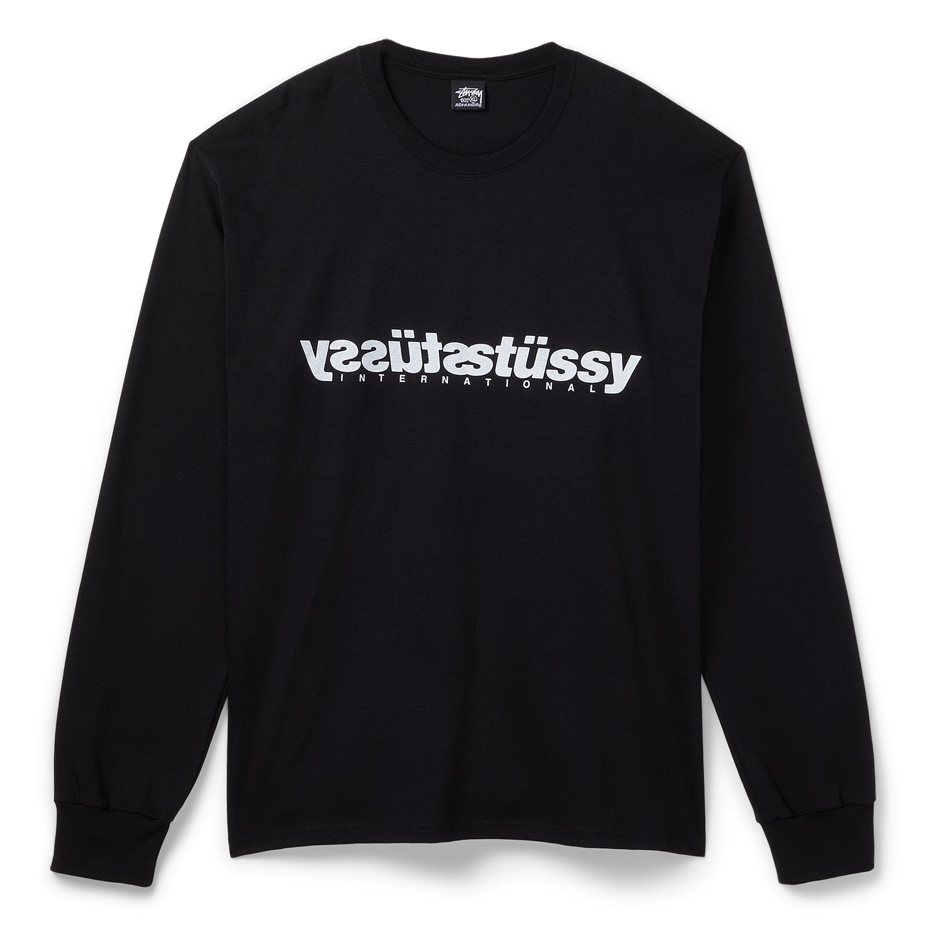 Stussy Mirror Long Sleeve Tee (Black)