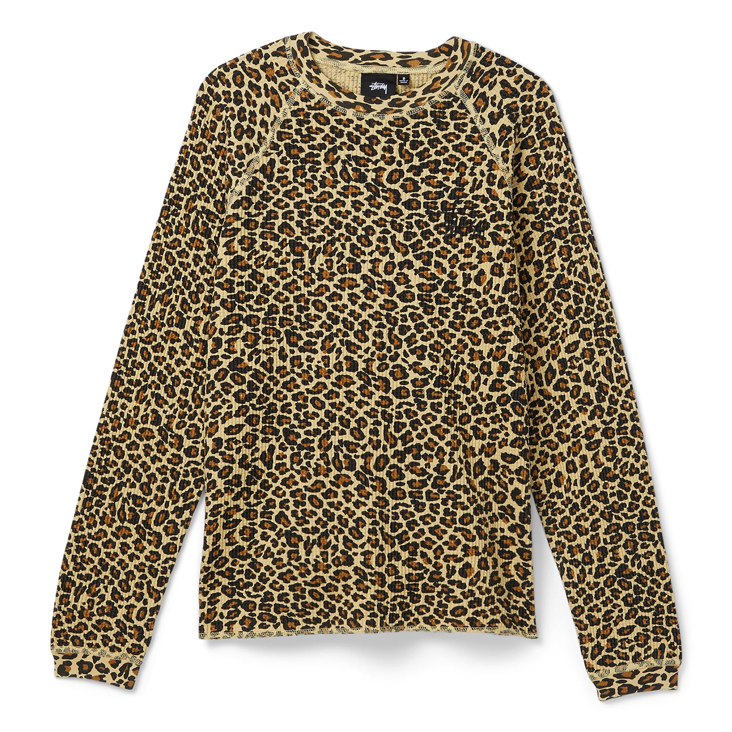Stussy Raglan Thermal Basic Stock (Leopard)