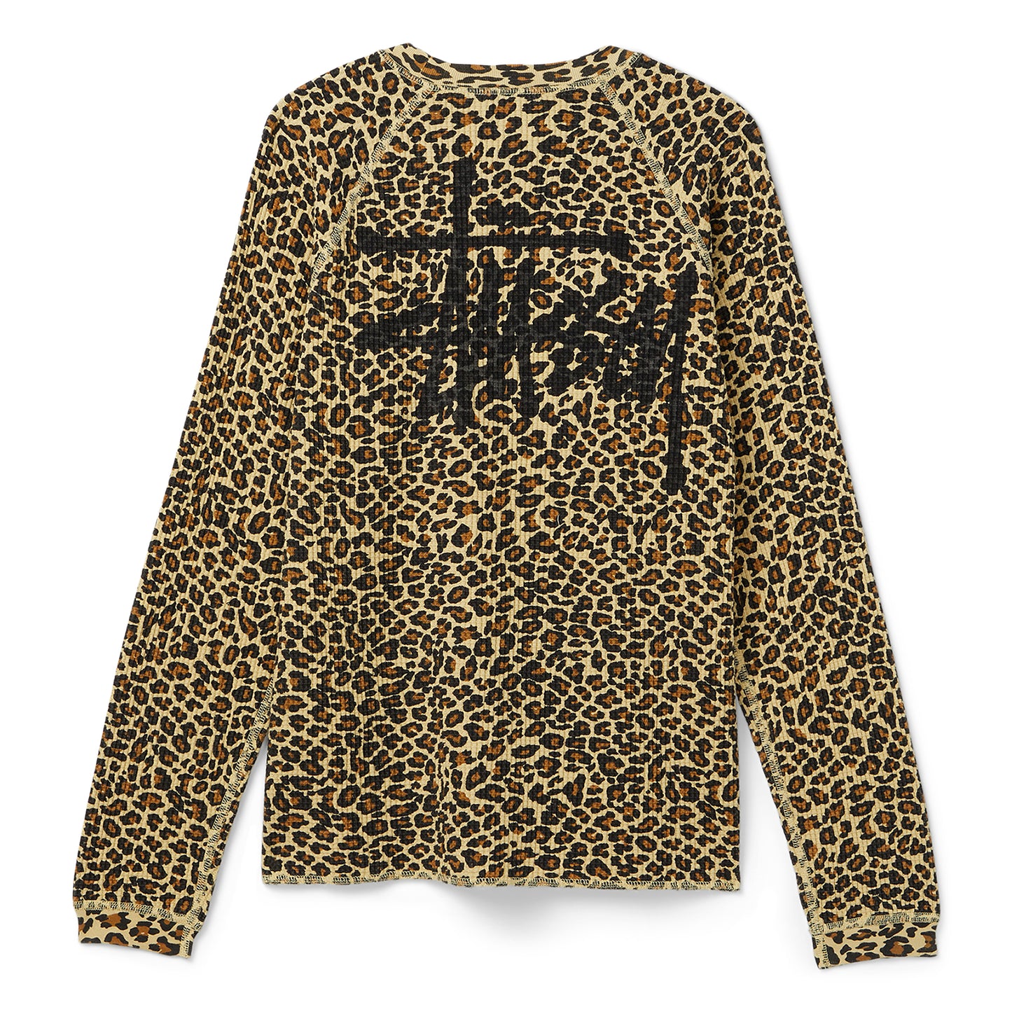 Stussy Raglan Thermal Basic Stock (Leopard)