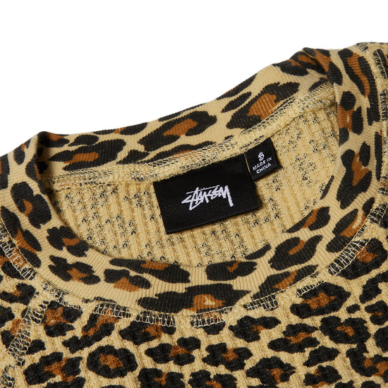 Stussy Raglan Thermal Basic Stock (Leopard)