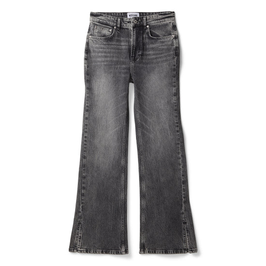 Moschino Jeans Stretch Denim Flared Jeans (Dark Grey)