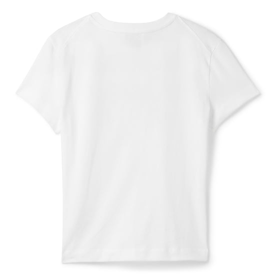 Moschino Jeans Logo Jersey T-Shirt (White)