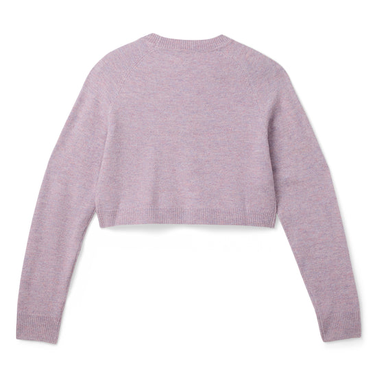 Moschino Jeans Cropped Knit Cardigan (Pink)