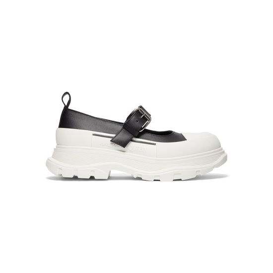 Alexander McQueen Leather Maryjane (Black/White)