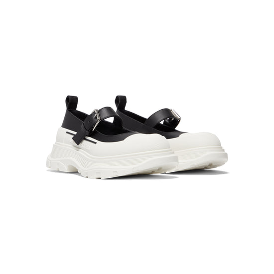 Alexander McQueen Leather Maryjane (Black/White)