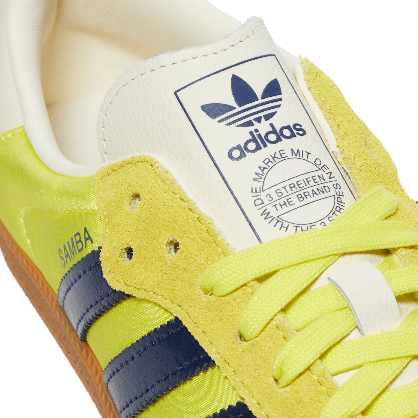 adidas Womens Samba OG (Shock Yellow/Night Indigo/Cream White)