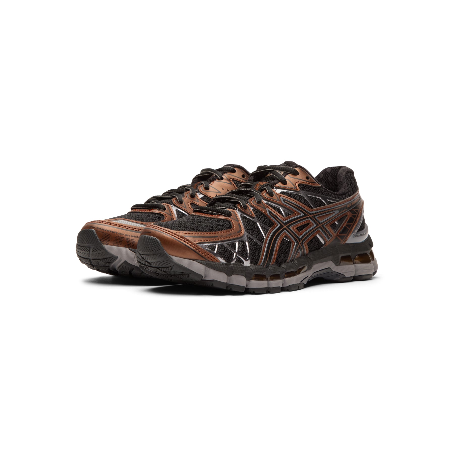 Asics Gel-Kayano 20 (Black/Reddish Brown)