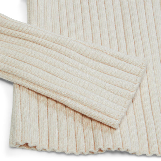 Danielle Guizio Thalia Off Shoulder Sweater (Ivory)